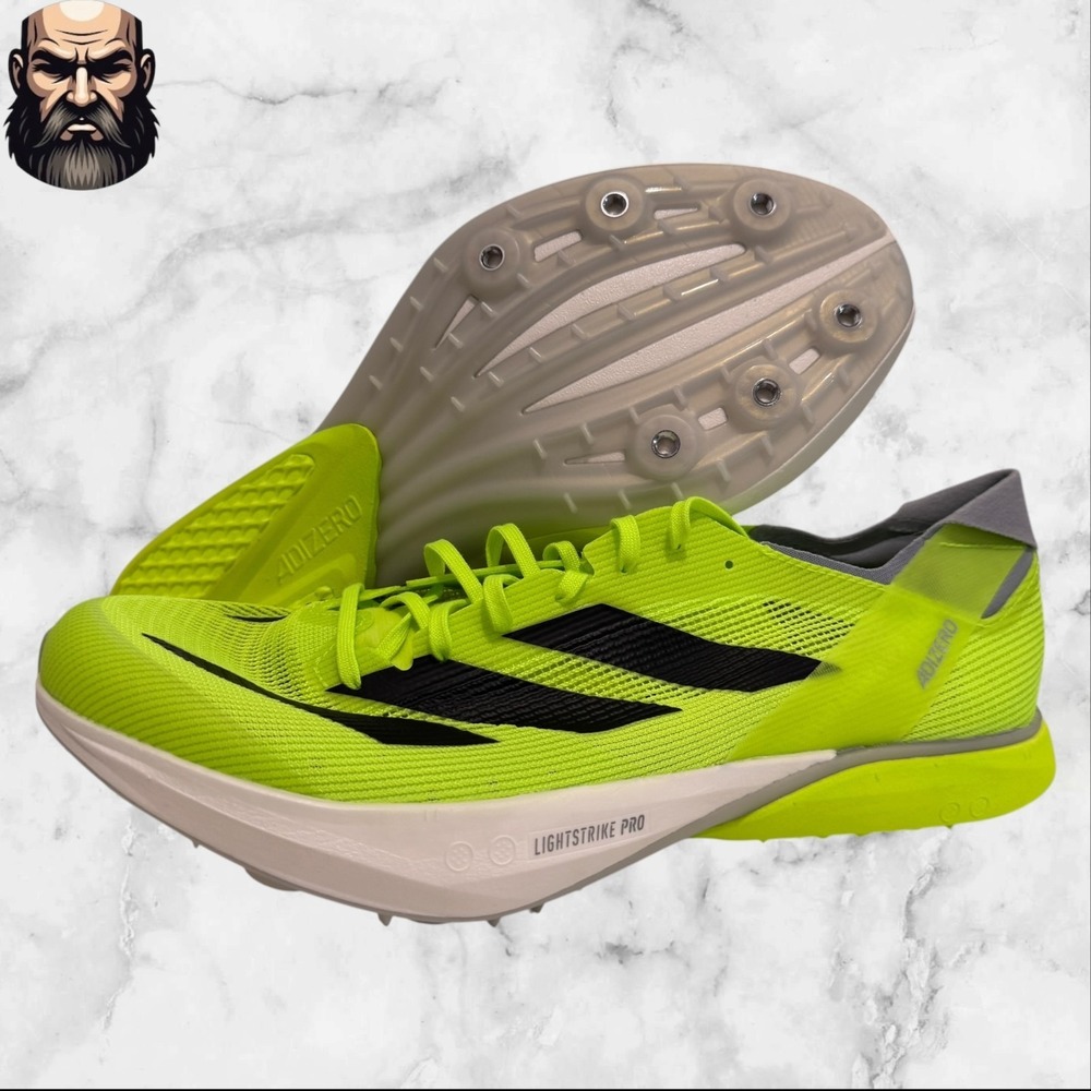 Men adidasAdizero Avanti Spike Lucid Lemon Track&Field IG1989 Size 12.5 No Spike